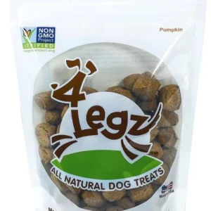 4Legz Organic Pumpkin Crunchy Dog Cookies