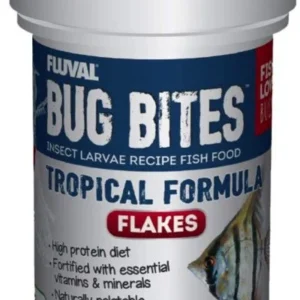 Fluval Bug Bites Insect Larvae Tropical Fish Flake
