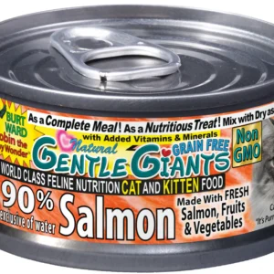 Gentle Giants Natural Non-GMO Salmon Cat & Kitten Can Food